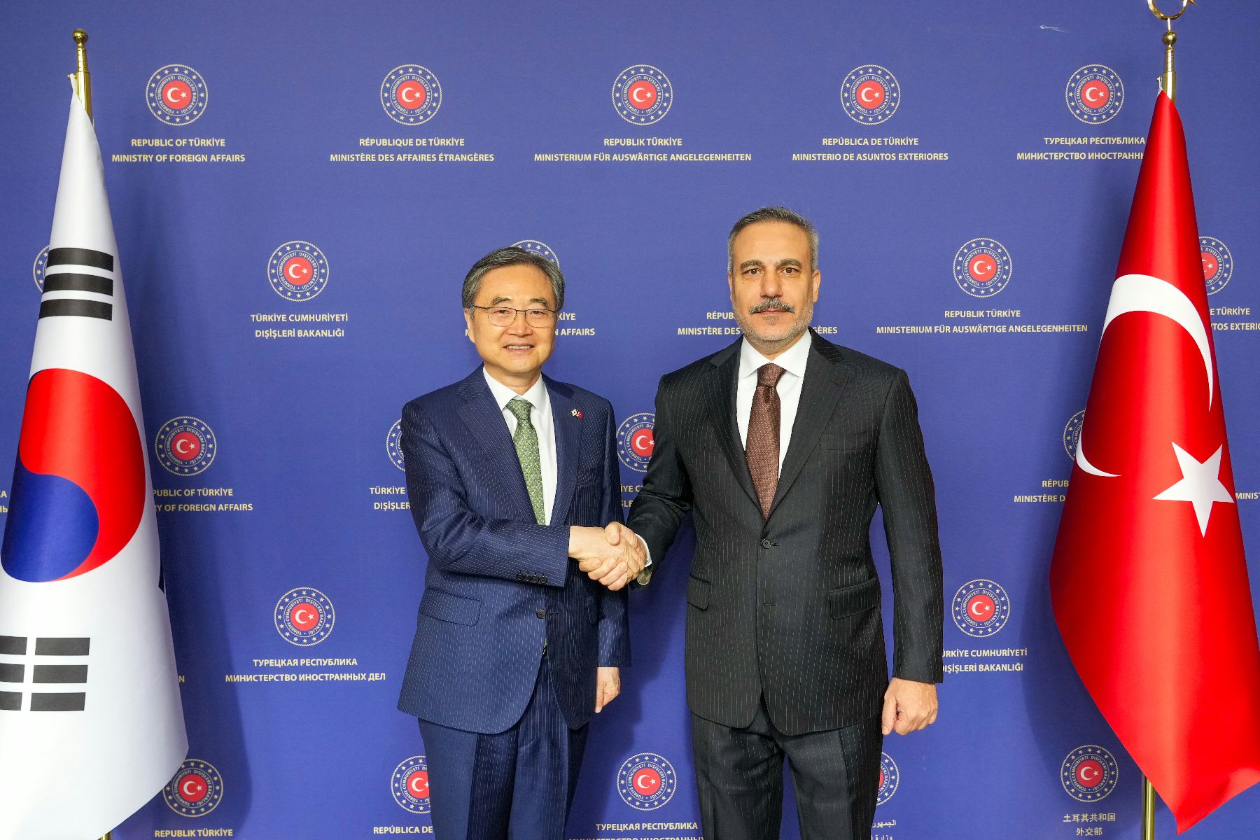 Kore Cumhuriyeti Dışişleri Bakanı Cho Hyun’un Türkiye Cumhuriyeti Dışişleri Bakanı Hakan Fidan ile Görüşmesi (21 Ocak)